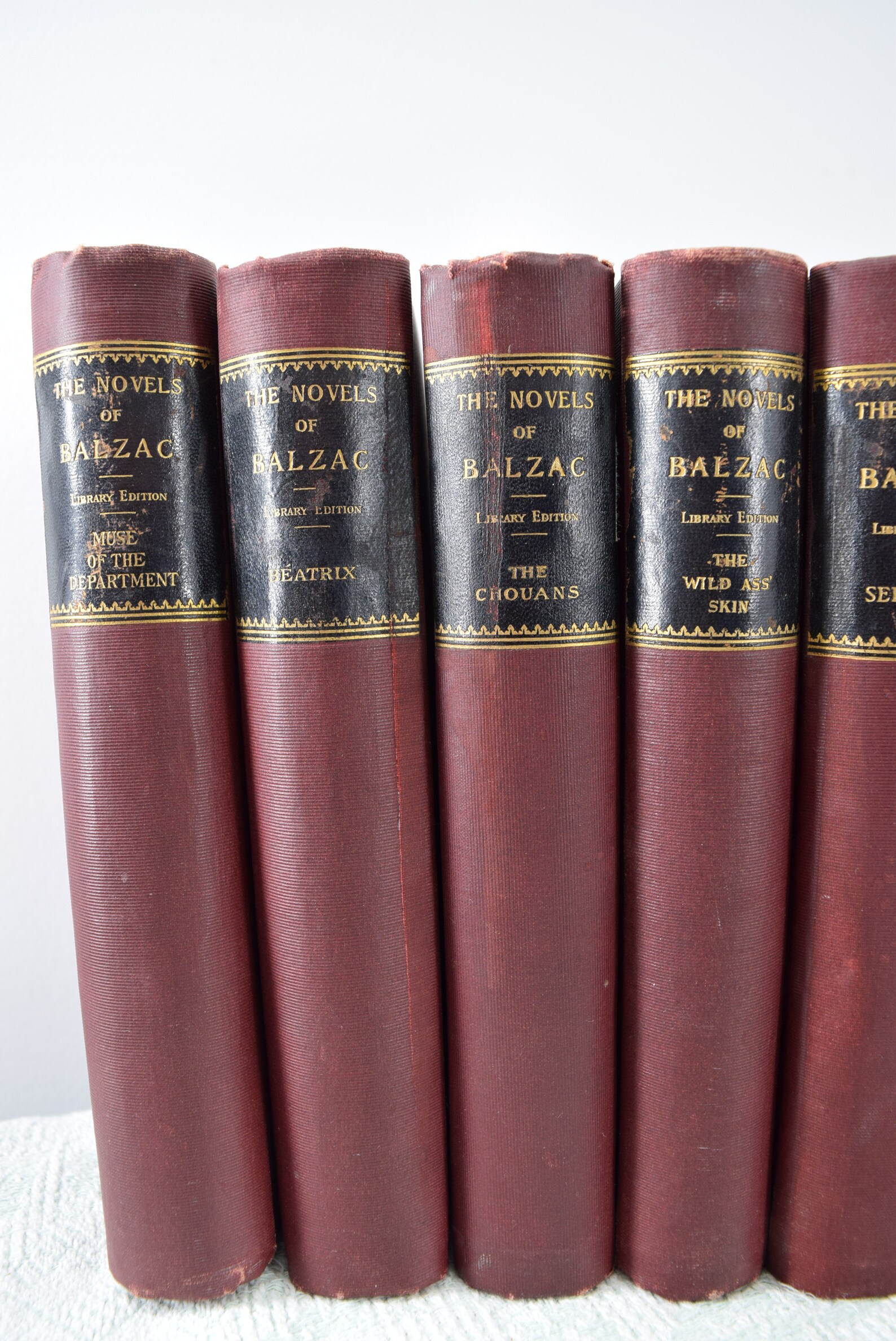 Eighteen volume set of The Novels of Balzac 1897 Etsy