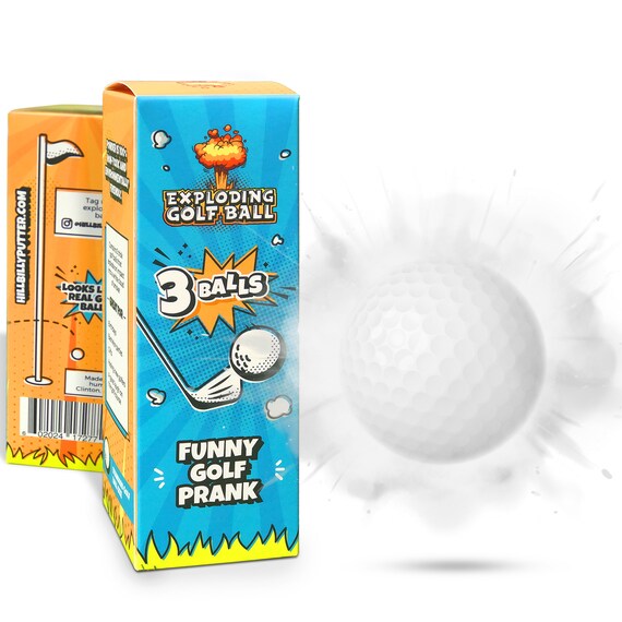 3 PACK Exploding Golf Balls Etsy UK