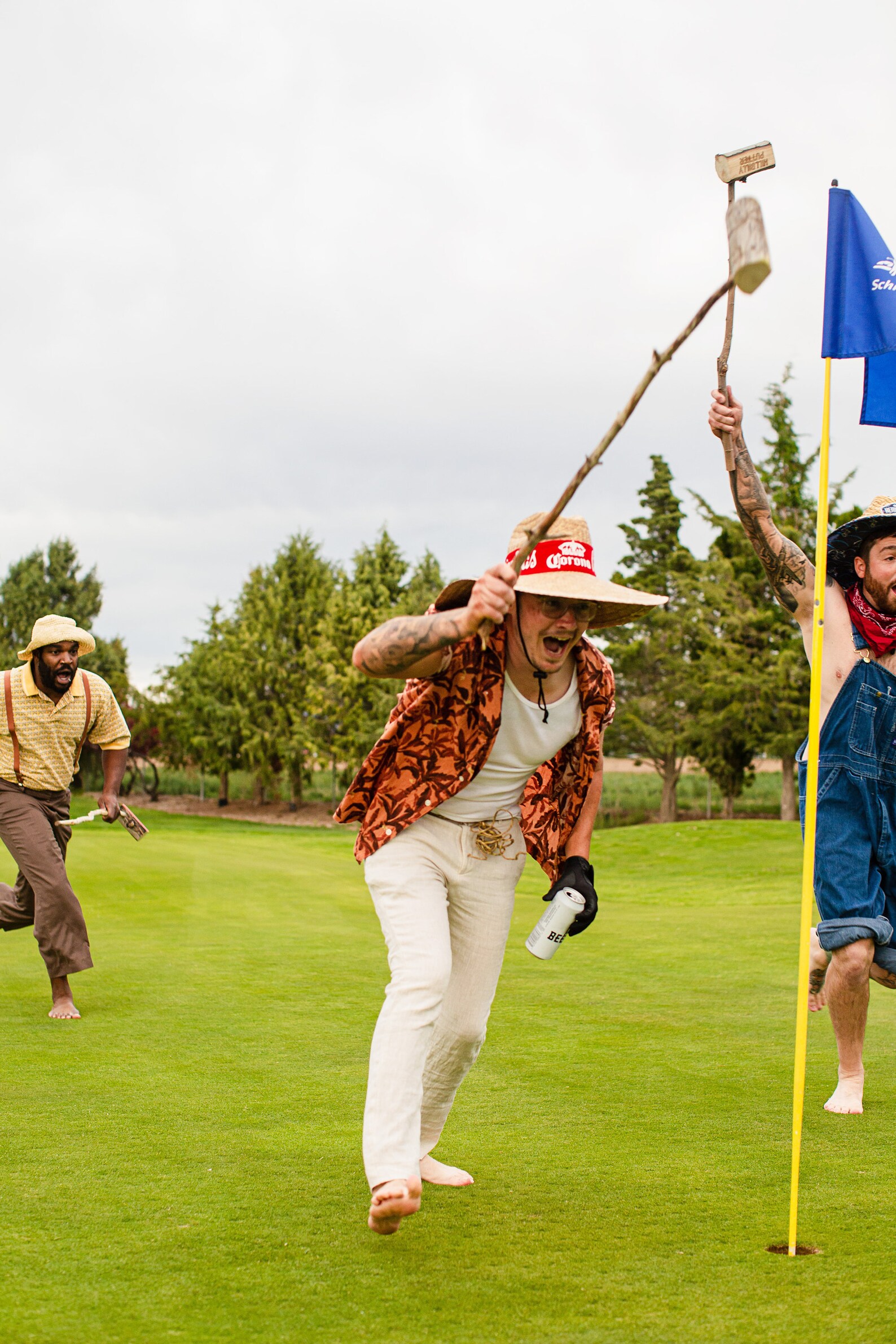 Hillbilly Putter Wood Golf Putter Funny Golf Gift Etsy