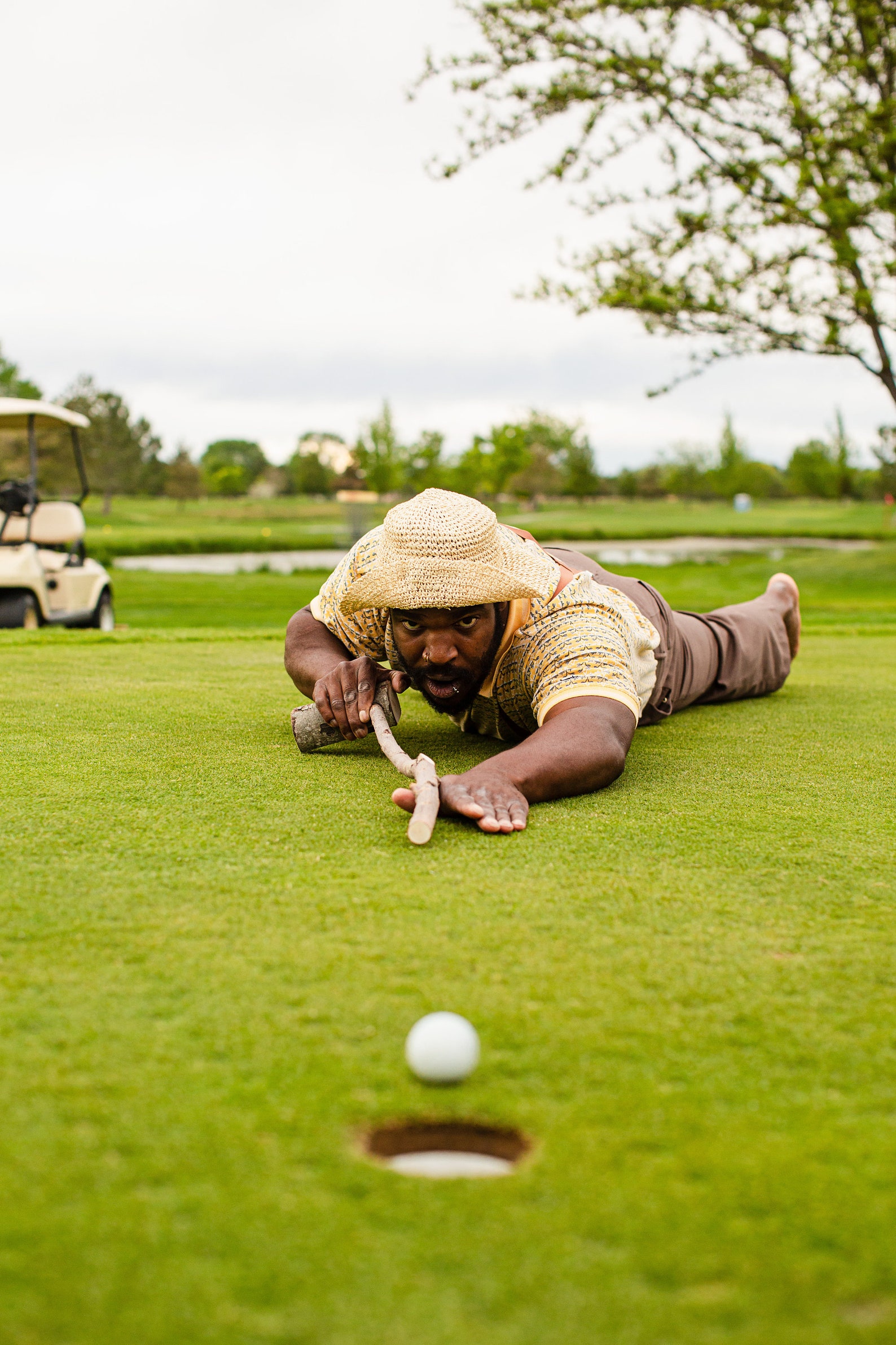 Hillbilly Putter Wood Golf Putter Funny Golf Gift Etsy