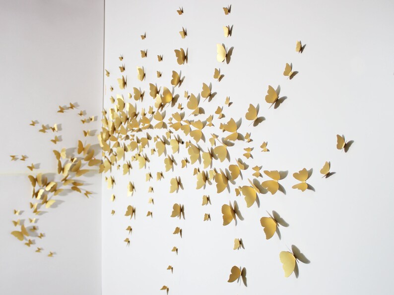 3d butterfly wall art for making stunning designs. (3dforwalls)