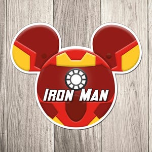 Disney Cruise Ship Door Magnets - Iron Man v2 from The Avengers - Disney Character Cruise Inspired Character Magnets