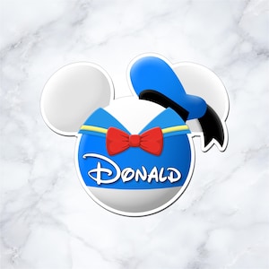 Donald Duck Inspired Disney Cruise Door Magnet - Personalized Mickey Ear Magnet - Disney Cruise Decor