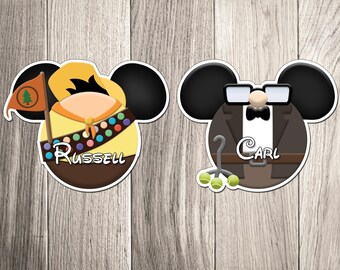 Disney Cruise Character Magnets - Up Character Collection - Russell, Carl