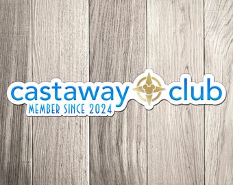 Disney Cruise Line Castaway Club Member Magnet - Castaway Club Silver Gold Platinum and Pearl