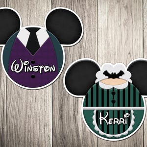 Disney Cruise Ship Door Magnets - Haunted Mansion Characters - Halloween Haunted Mansion - Cruise Inspired Character Magnets