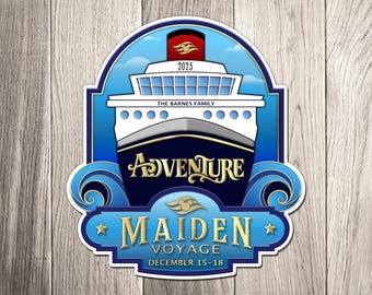 Disney Adventure Maiden Voyage Family Magnet - Personalized Family