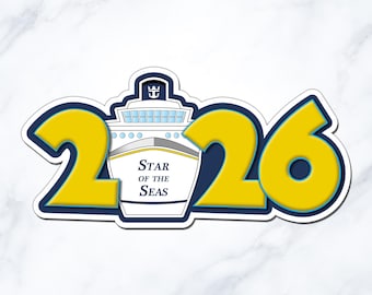 2026 Royal Caribbean Cruise Ship Magnet – Cabin Door Decor