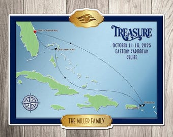 Disney Fantasy Cruise Magnet - Eastbound Transatlantic Cruise