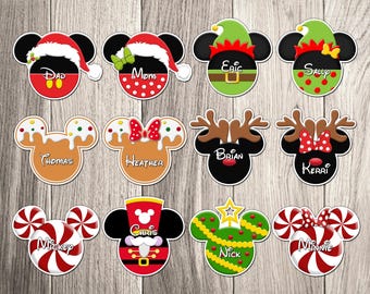 Disney Cruise Christmas Door Magnets | Very Merrytime Holiday Characters – Santa, Elves, Gingerbread, Reindeer & Nutcracker Decorations