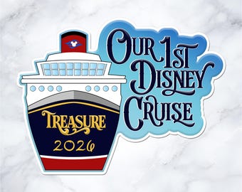 Our First Disney Cruise 2026 Ship Magnet – Personalized Cabin Door Decor