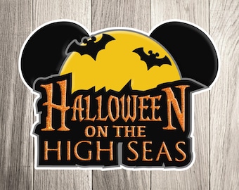 Disney Cruise Ship  Magnet Halloween on the High Seas Cruise Magnet for Cruise Ship Magnet Inspired by Halloween of the High Seas
