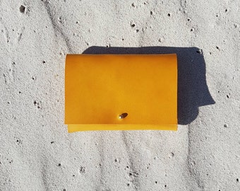 Savannah Mosterd Gele Groente Gebruinde Travel Wallet