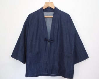 Organic Denim Kimono Jacket