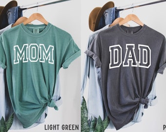 Mom and Dad Shirts, Comfort Colors Shirt, Mama Shirt, Dad Shirt, Pregnancy Reveal Shirt, Mom To Be, Dad To Be, Mom Shirt, Matching Shirts