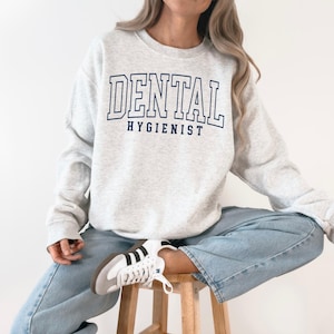 Sweat-shirt hygiéniste dentaire, chemise hygiéniste dentaire, sweat-shirt RDH, chemise RDH, cadeau pour hygiéniste dentaire, sweat-shirt dentaire, équipe dentaire