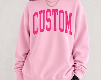 Custom Pink Sweatshirt, Breast Cancer Awareness Sweater, In October We Wear Pink, Cancer Survivor Gift, Cancer Support Shirt, Pink Ribbon