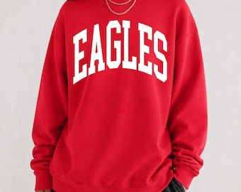 Eagles Sweatshirt, Eagle Pride, School Mascot Sweatshirt, Eagles School Shirt, Teacher Sweatshirt, Go Eagles, Eagles Football Shirt, Varsity
