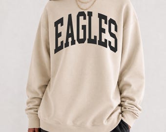 Eagles Sweatshirt, Eagle Pride, School Mascot Sweatshirt, Eagles School Shirt, Teacher Sweatshirt, Go Eagles, Eagles Football Shirt, Varsity