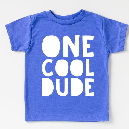 One Cool Dude Svg First Birthday Svg 1st Birthday Shirt One | Etsy