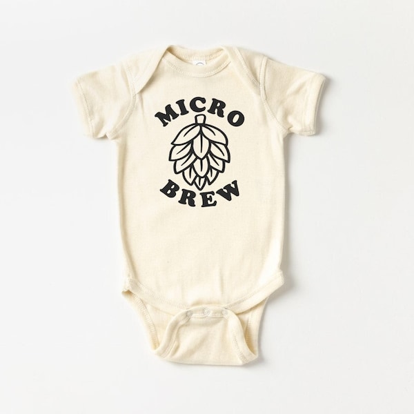 Micro Brew, Baby Bodysuit, Baby Shower Gift, Baby Announcement, Pregnancy Reveal To Husband, Beer Baby Clothes, Unisex Baby Gift, Baby Boy