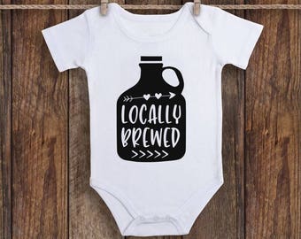 Locally Brewed Onesie Funny Baby Onesie Baby Shower Gift Funny Baby Clothes Unibaby Onesie Coming Home Outfit Baby Onesie Baby Locally Brewed Onesie Funny Baby Onesie Baby Shower Gift Funny Baby Clothes Unibaby Onesie Coming Home Outfit Baby Onesie Baby