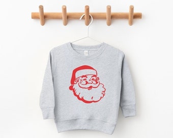 Kid's Christmas Sweatshirt, Kid's Christmas Shirt, Kid's Long Sleeve Christmas Shirt, Santa Shirt, Toddler Sweatshirt, Toddler Boy or Girl
