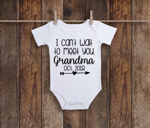 grandma onesie announcement