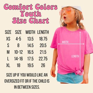 Kid's Comfort Colors Shirt, In My Soccer Era Shirt, Soccer Shirt, Girl's Soccer Shirt, Soccer Team Shirt, Youth Soccer Shirt, Soccer Gift image 10