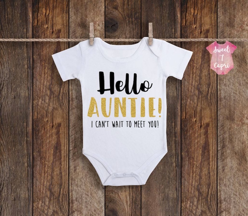 Pregnancy Announcement Aunt Baby Announcement Aunt Pregnancy Etsy
