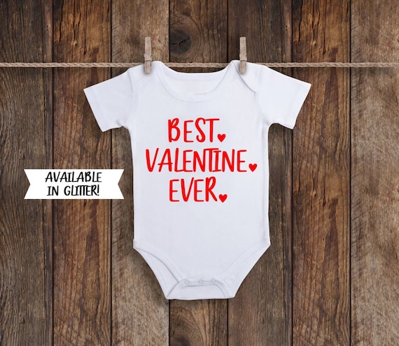 valentine's day onesie baby girl