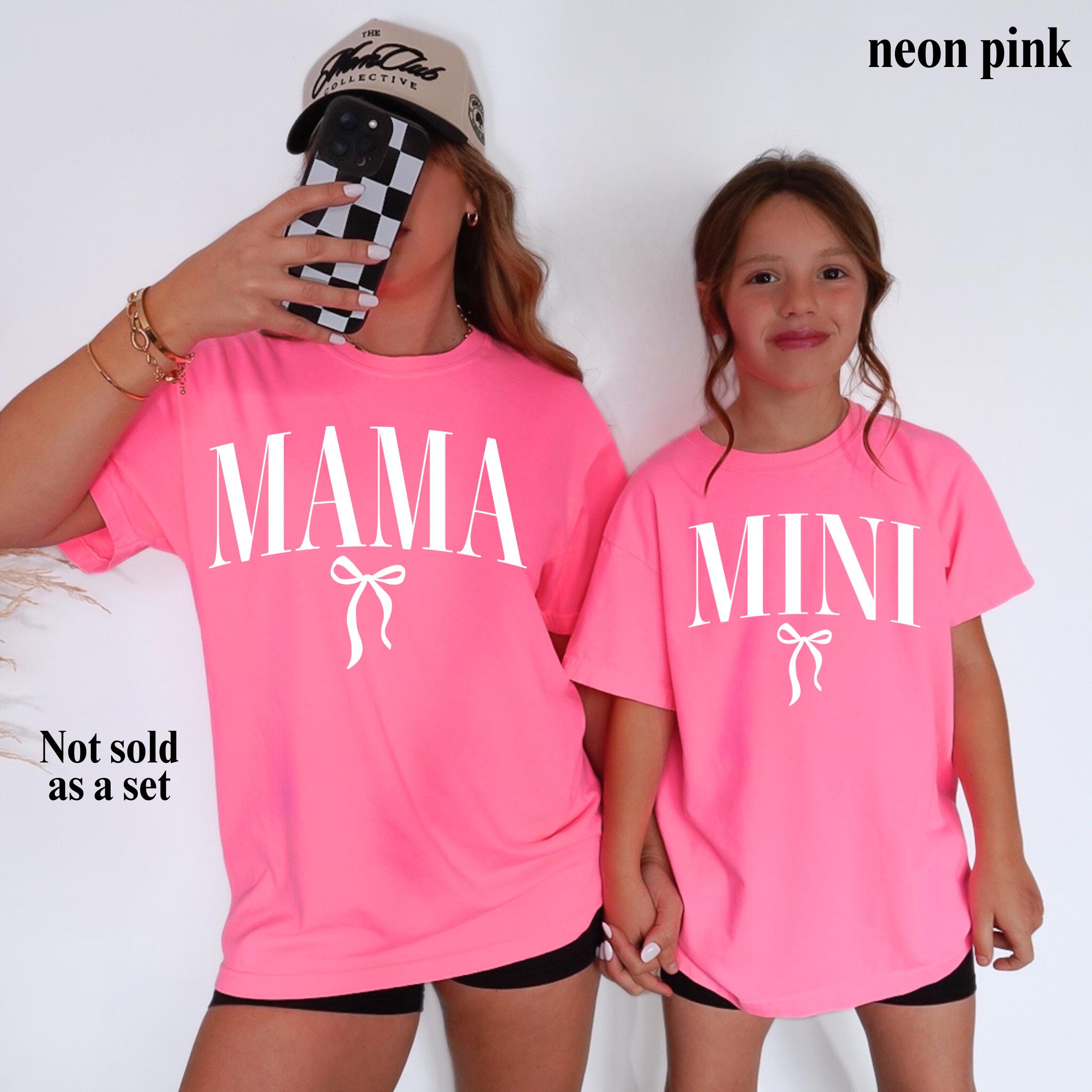 Comfort Colors Shirt, Mama and Mini Shirts, Matching Shirts, Mommy
