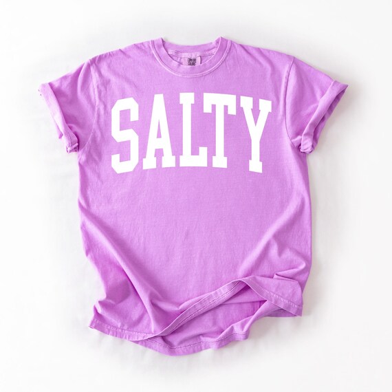 Salty Shirt, Comfort Colors Shirt, Beach Shirt, Beach Vacation Shirt, Summer Shirt, Women's Beach Shirt, Beach Bum, Christian Shirt, Sunkiss