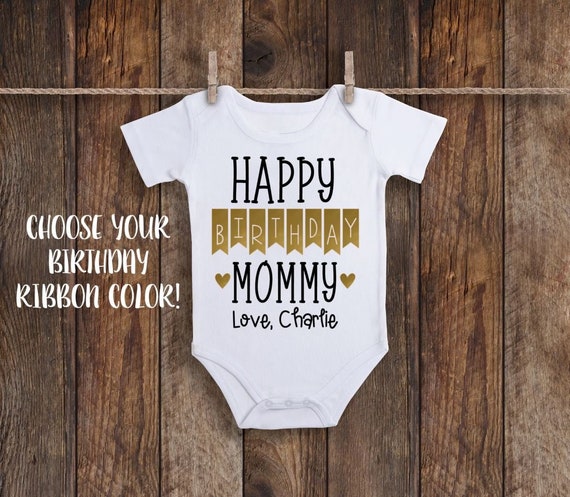 happy birthday mommy baby outfit