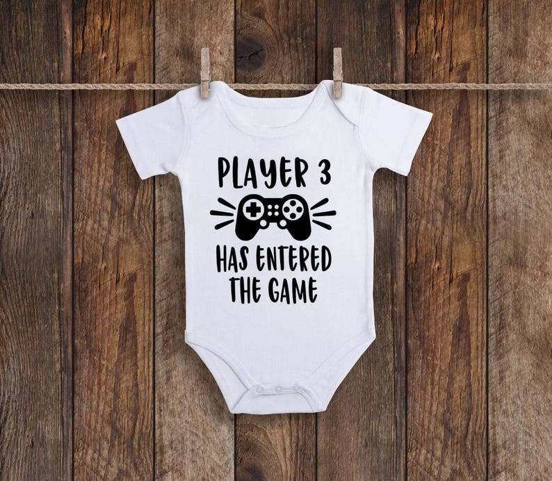 player 1 player 2 shirt and onesie