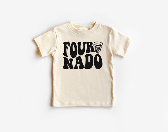 Fournado Birthday Shirt, Fournado Shirt, Toddler or Youth, 4th Birthday Shirt, 4th Birthday Outfit, 4th Birthday Boy, Retro Birthday Shirt