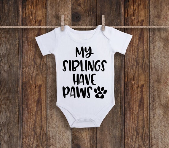 my siblings have paws onesie