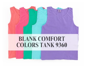 BLANK Comfort Colors Tank Top, Blank Tank Top, Comfort Colors 9360, Unisex Tank Top, Women's Tank Top, Blank Shirt, Trendy Shirt, Vintage