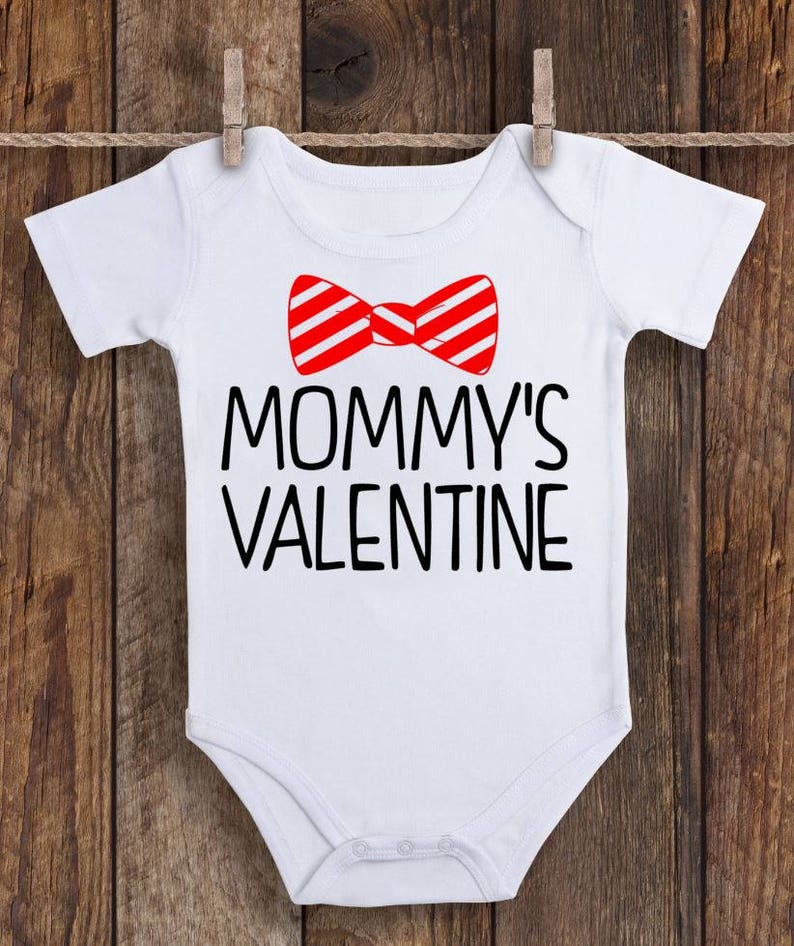 valentines onesie boy