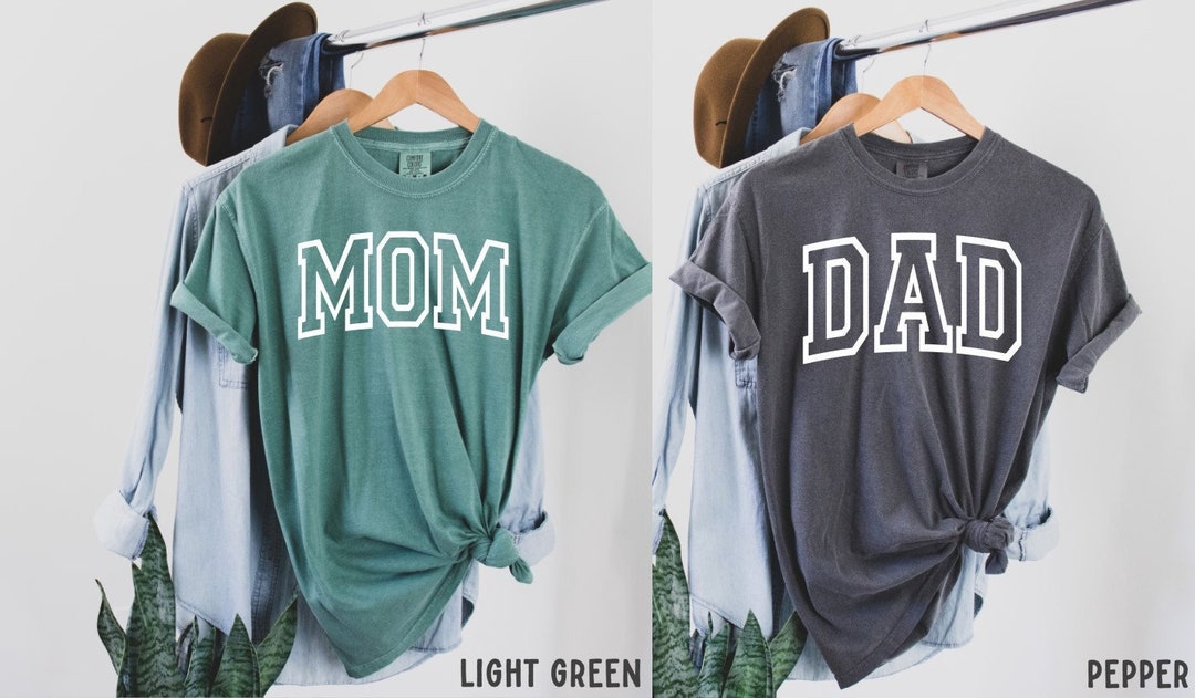 Mom and Dad Shirts, Comfort Colors Shirt, Mama Shirt, Dad Shirt ...