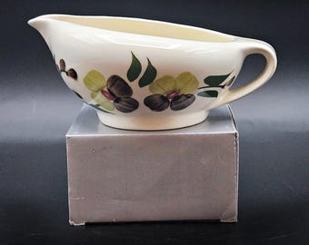 Blue Ridge Southern Pottery Gravy Boat Sunny Spray Pattern Vintage