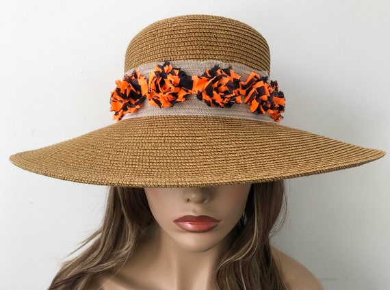 Wide Brim Sun Hat, shade Yourself UPS 50, Foldable Straw Hat