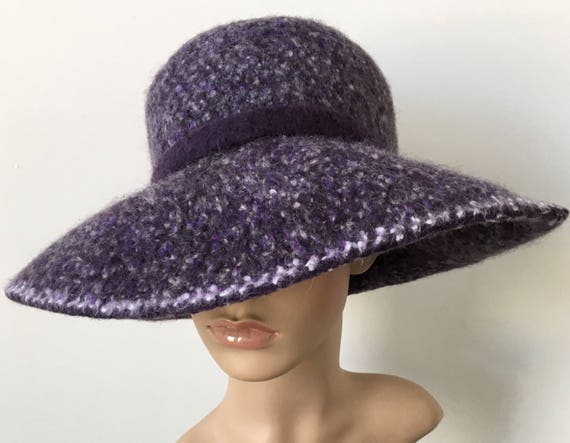 womens wool hats with brim