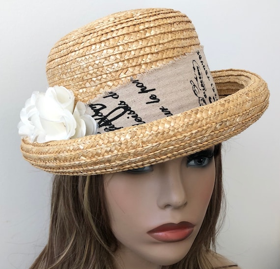 Las mejores ofertas en Sombreros vintage de paja Niñas