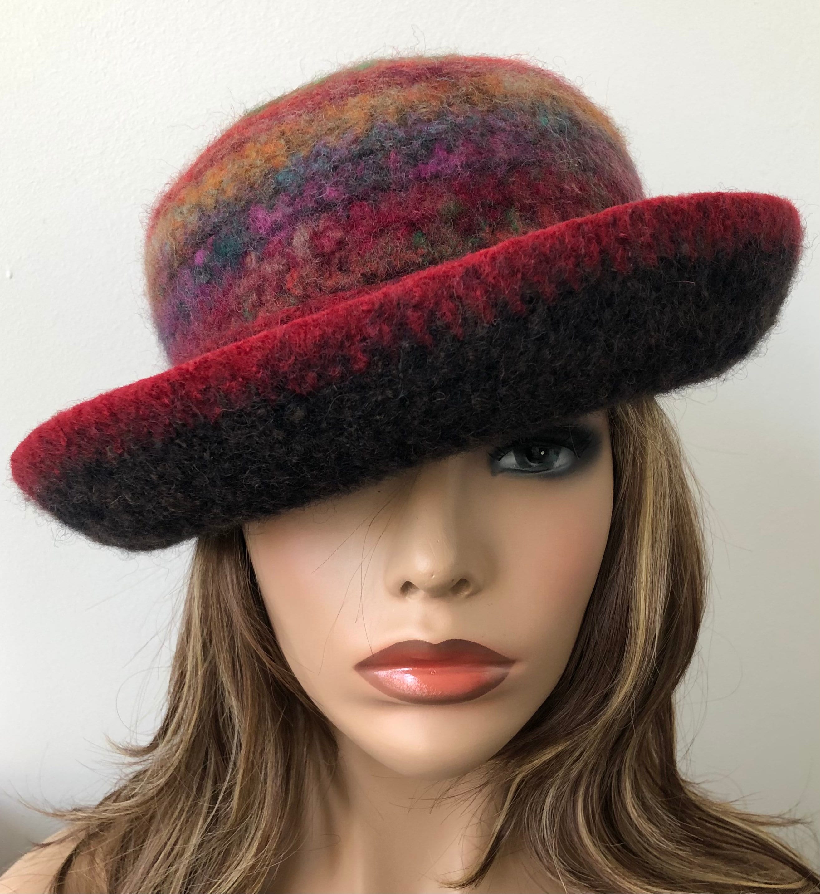 Women's Felted Hat Winter Warm Hat Handmade Felted Hat Etsy Denmark