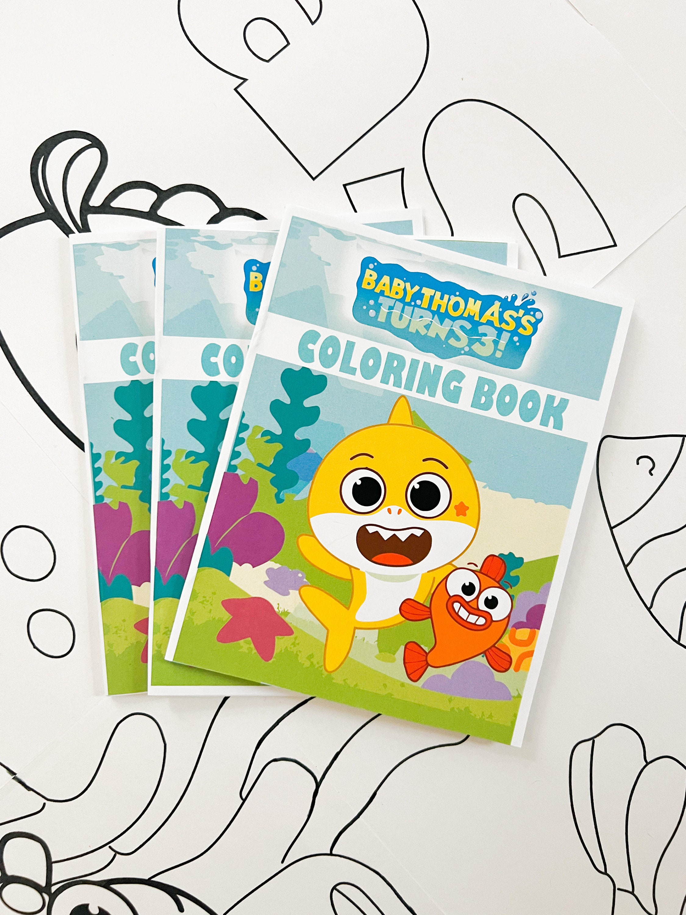 Personalized Mini Coloring Books, Birthday Party Favors - Etsy