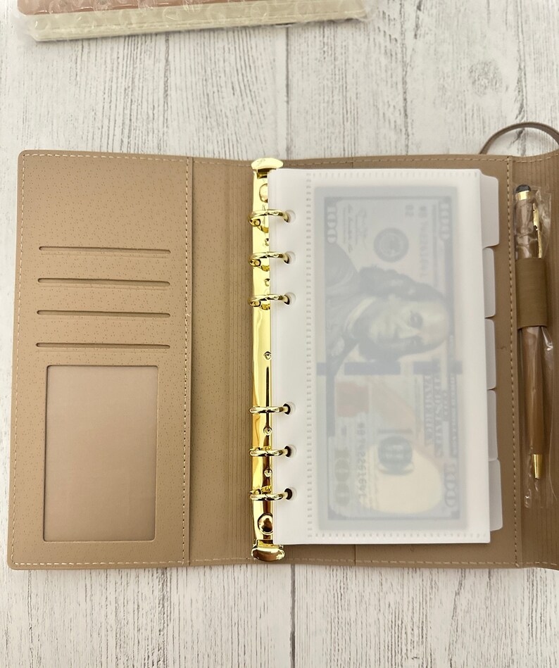 Budget Binder With Cash Envelopes A6 Budget Binder Wallet Cash Stuffing