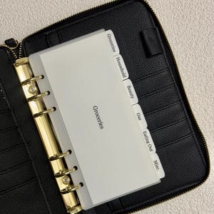 A6 Personalized Cash Envelopes, Cash Stuffing, Cash Method, Budgeting, Tabbed Cash Envelopes, Budgeting Envelopes, Laminated