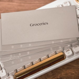 Sobres de efectivo A6 para rellenar, sistema de sobres laminados brillantes, titulares de efectivo transparentes, sobres para presupuestar dinero, desafío de relleno de efectivo