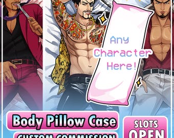 Funda de almohada personalizada - Por encargo - Diseños Dakimakura personalizados - [Pre-pedido] VERSIÓN DIGITAL